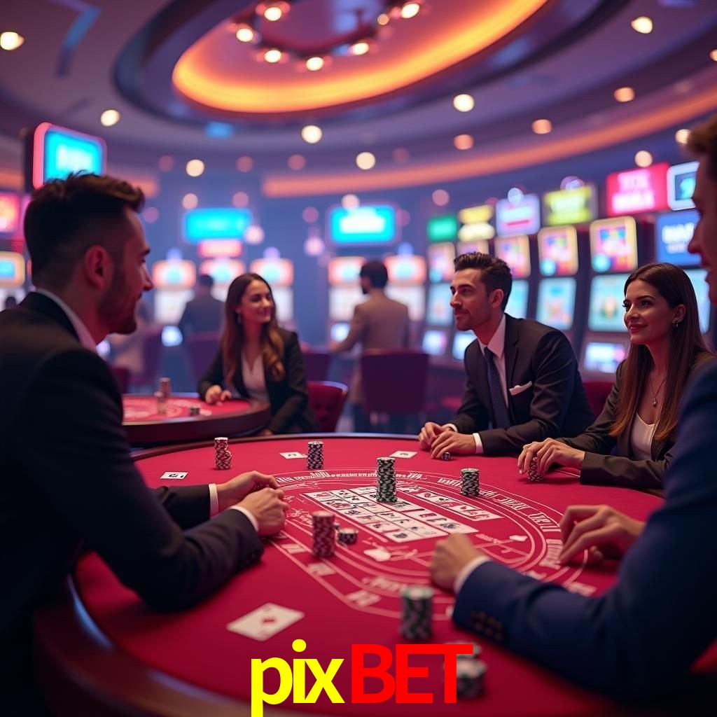 Mesa de Blackjack pixbet